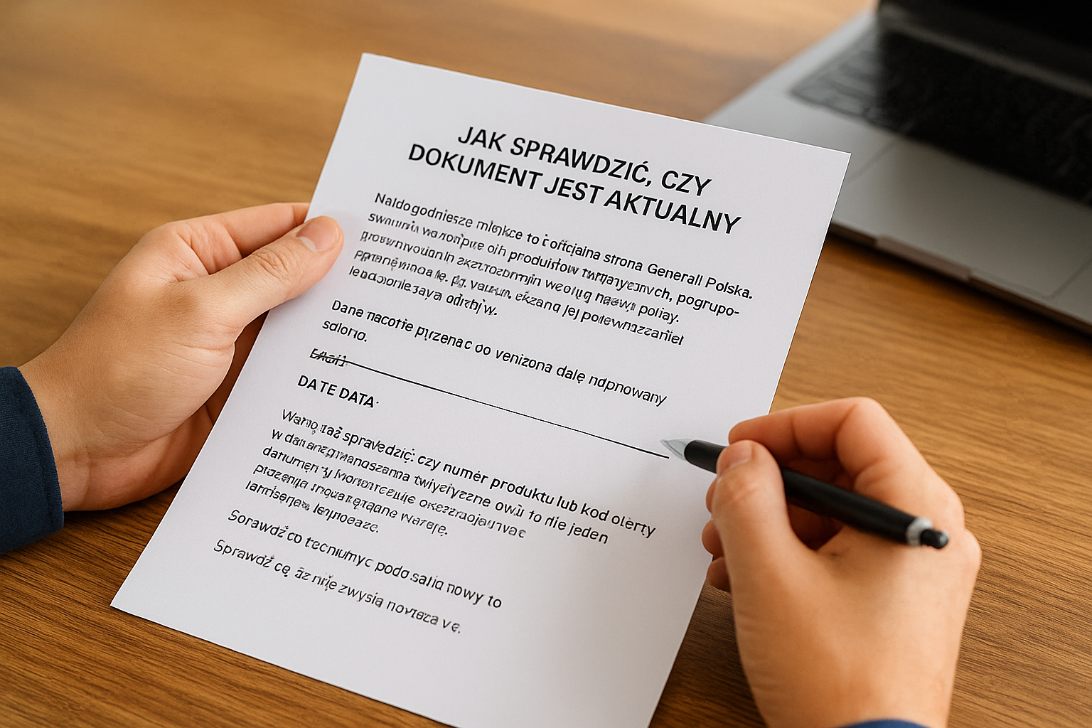 Jak sprawdzić, czy dokument jest aktualny