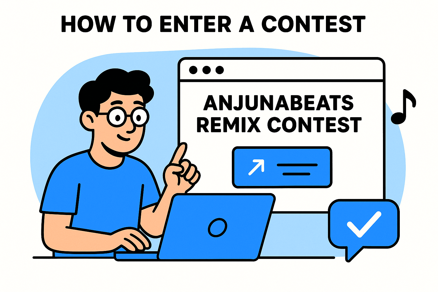 How to enter a contest on LabelRadar