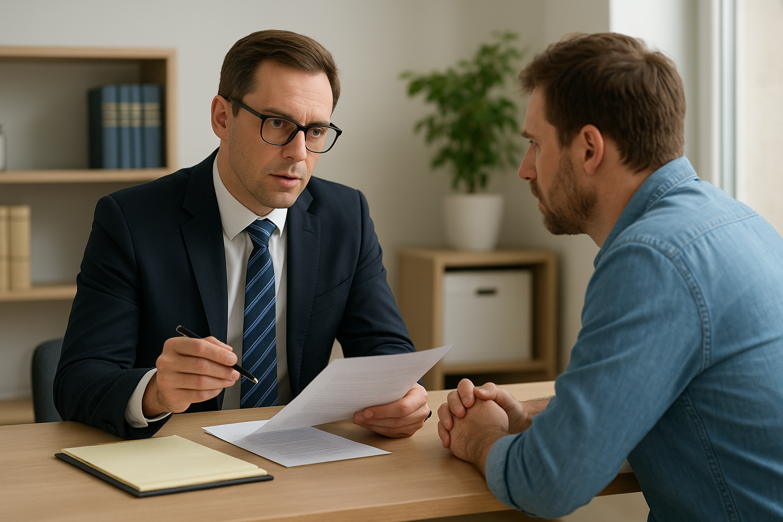 The investigation and demand phase