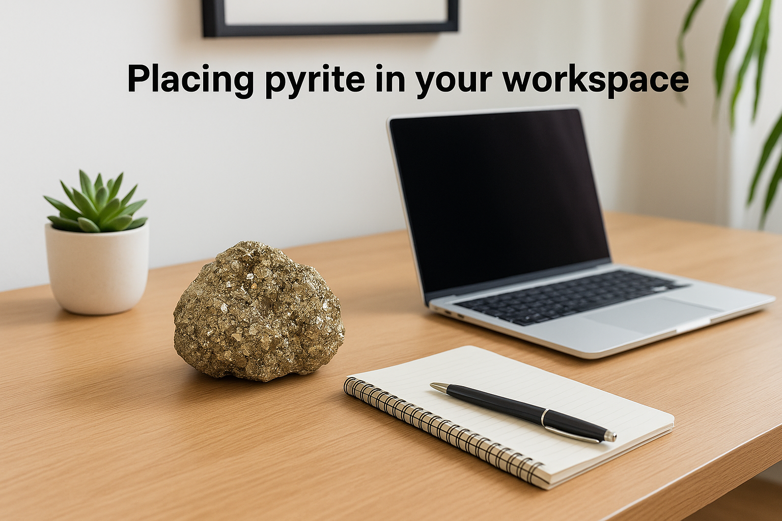 Placing pyrite in your workspace