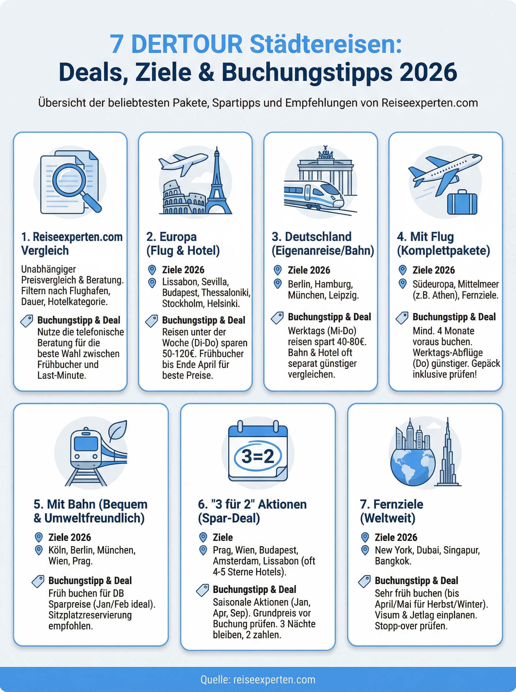 dertour st&auml;dtereisen infographic