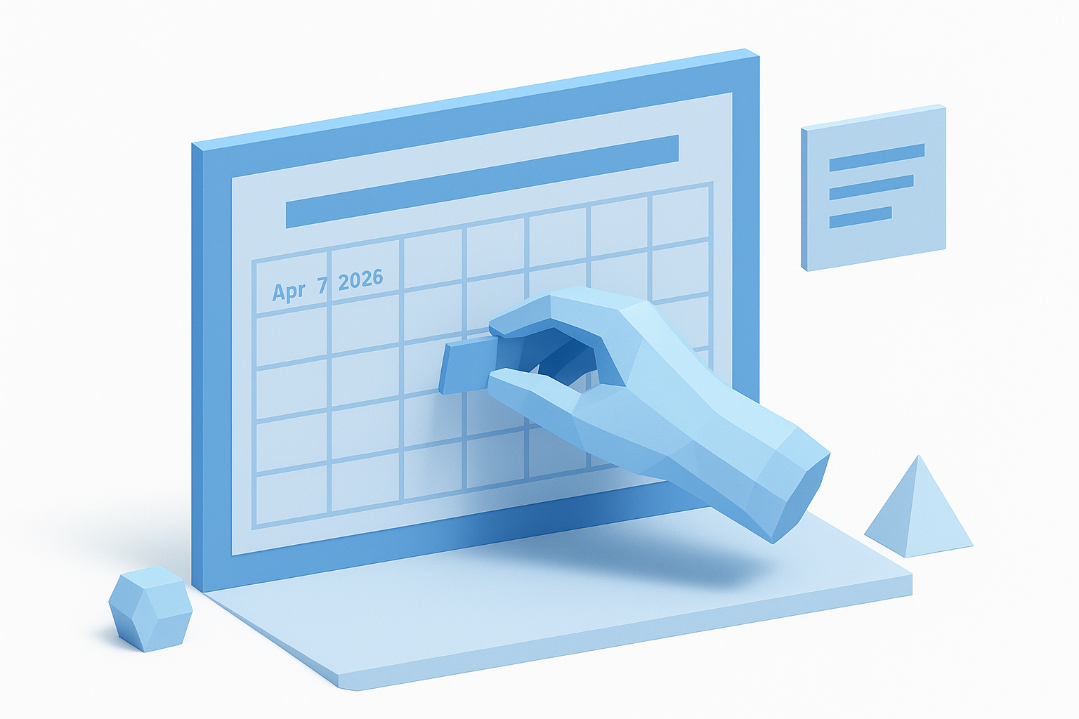 Set up your calendar template