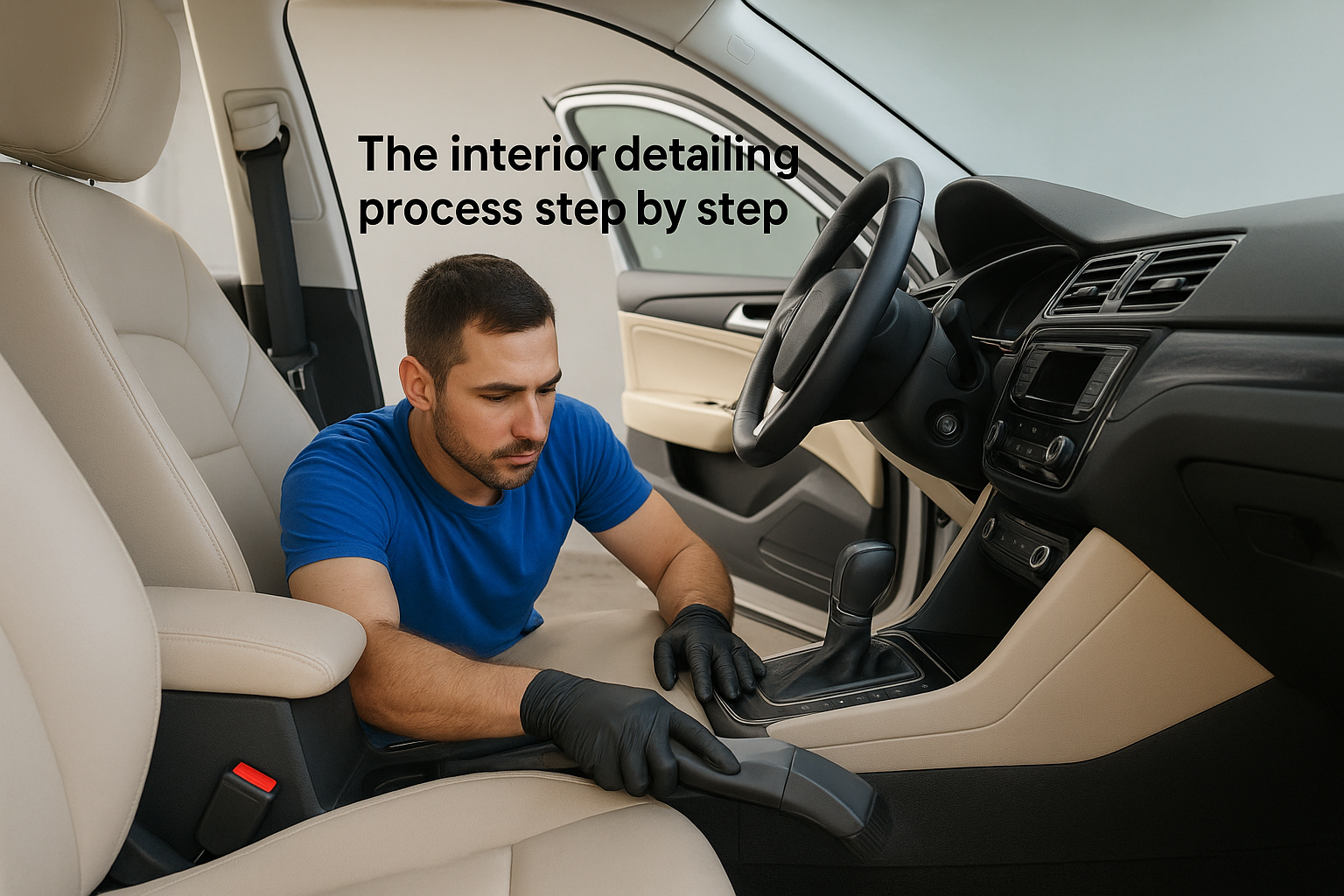 The interior detailing process step by step