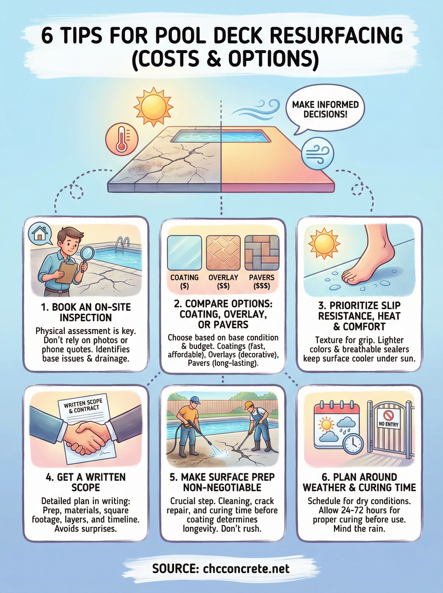 pool deck resurfacing near me infographic