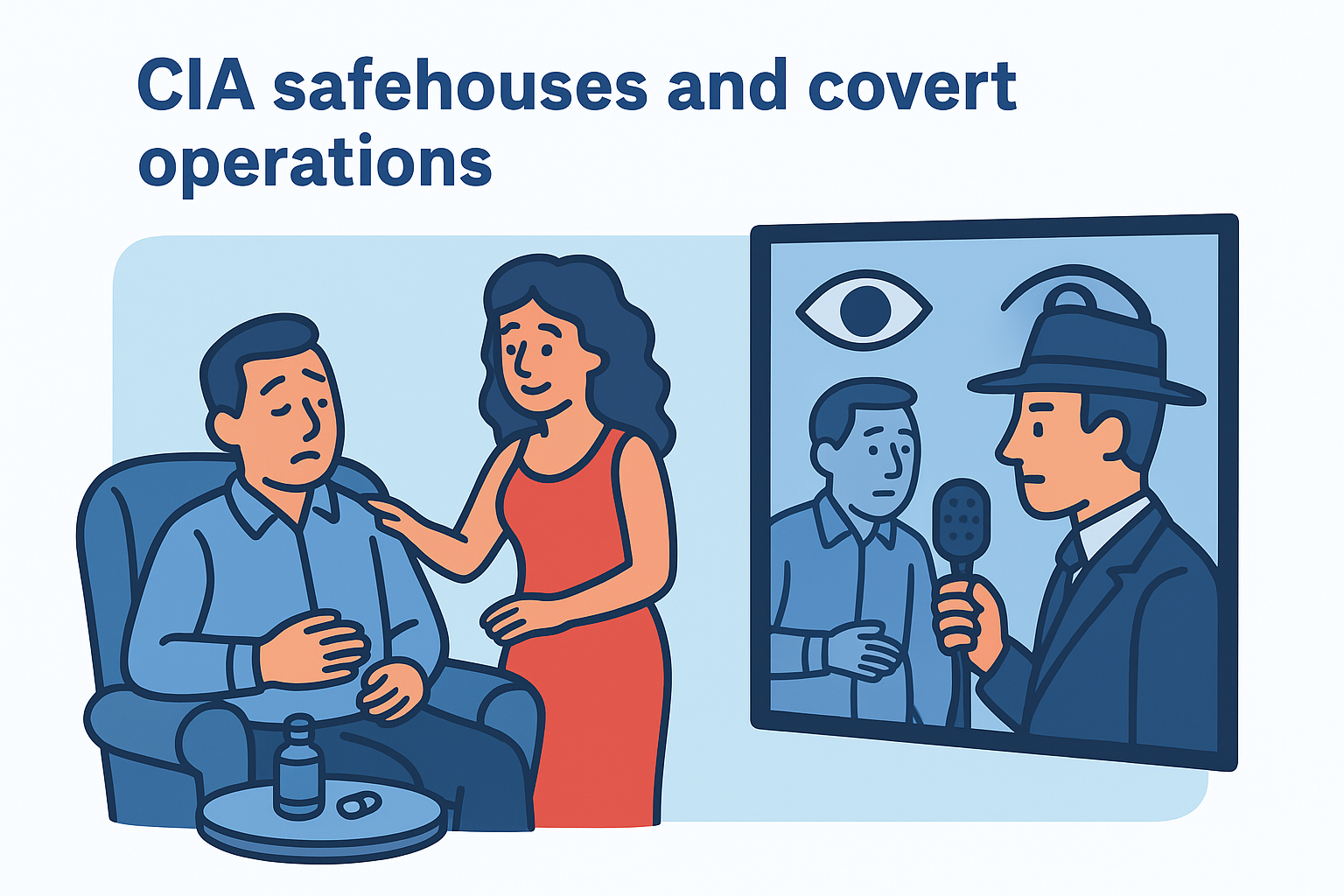 CIA safehouses and covert operations