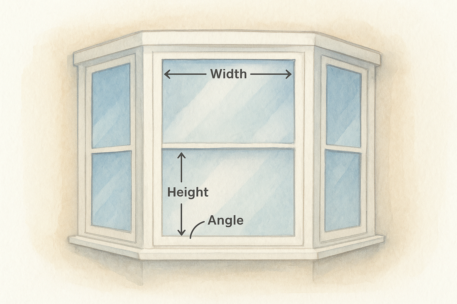 Each section gets its own set of measurements