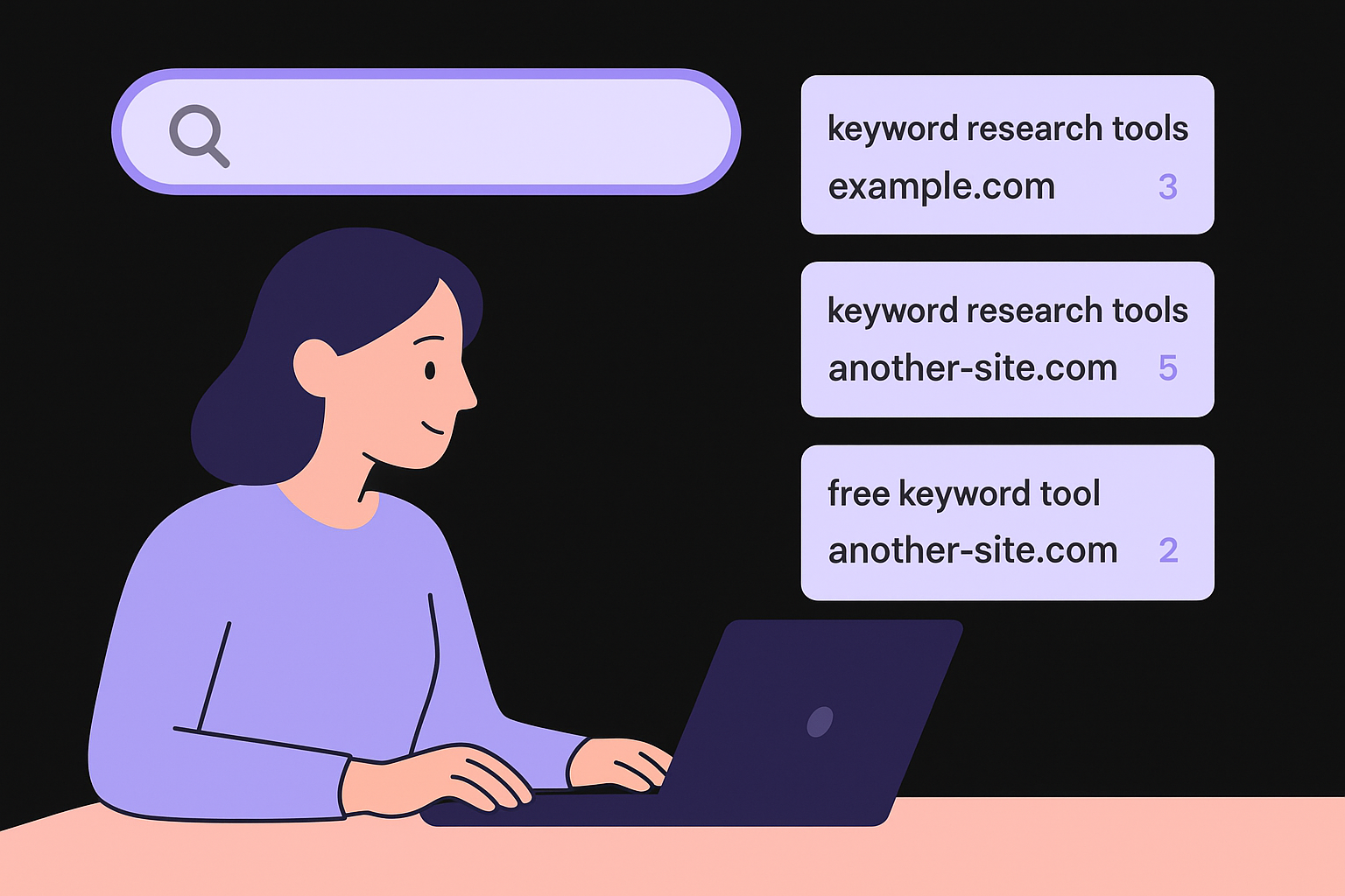 Find who ranks for your target keywords