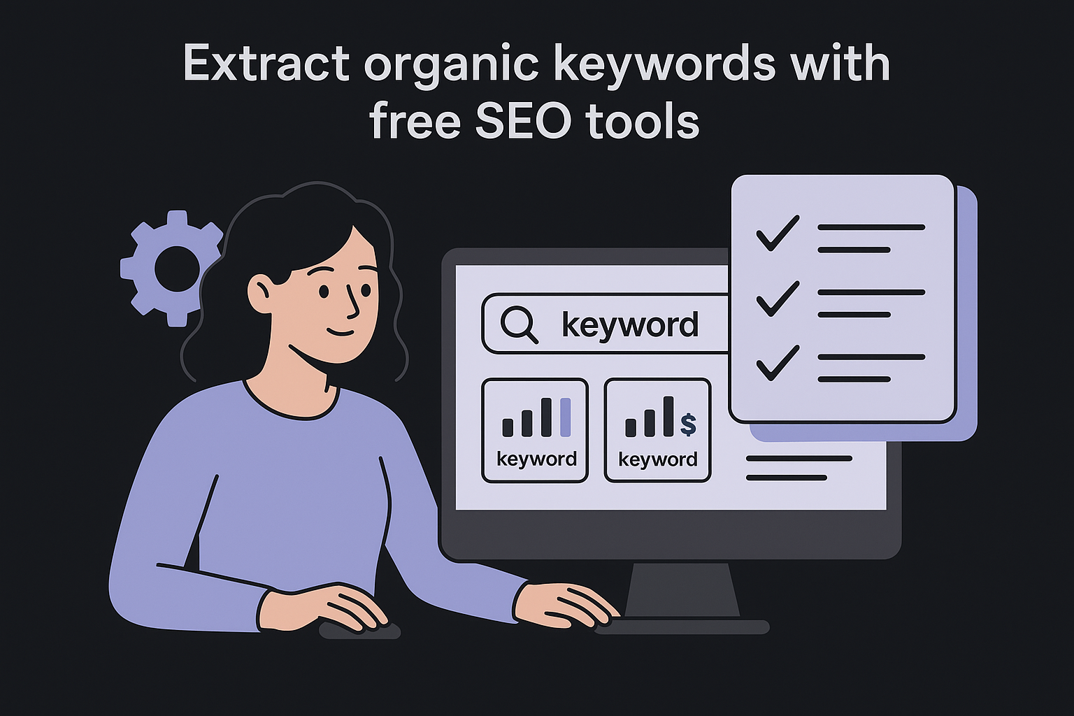 Extract organic keywords with free SEO tools