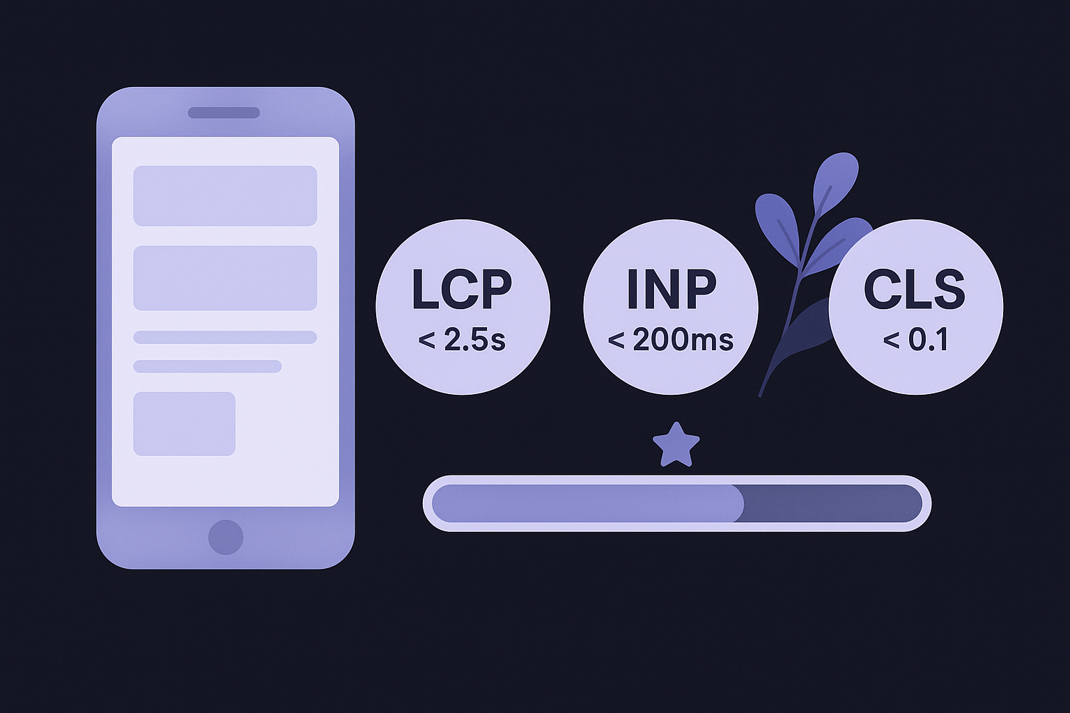 Core Web Vitals define what "good" looks like