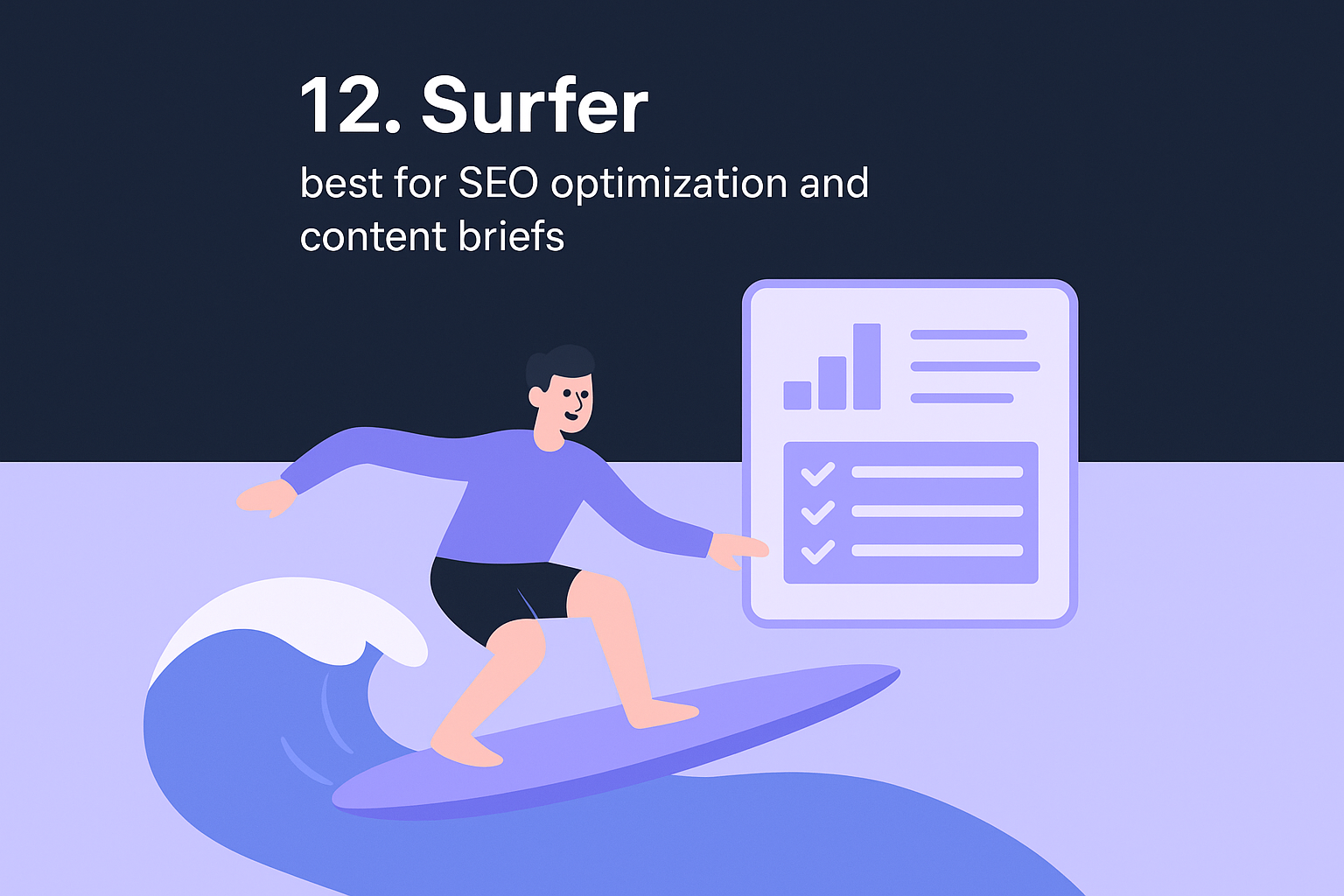 12. Surfer, best for SEO optimization and content briefs