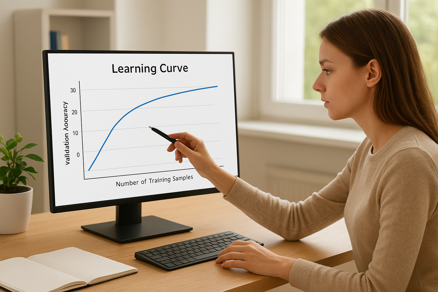 Run a learning curve analysis