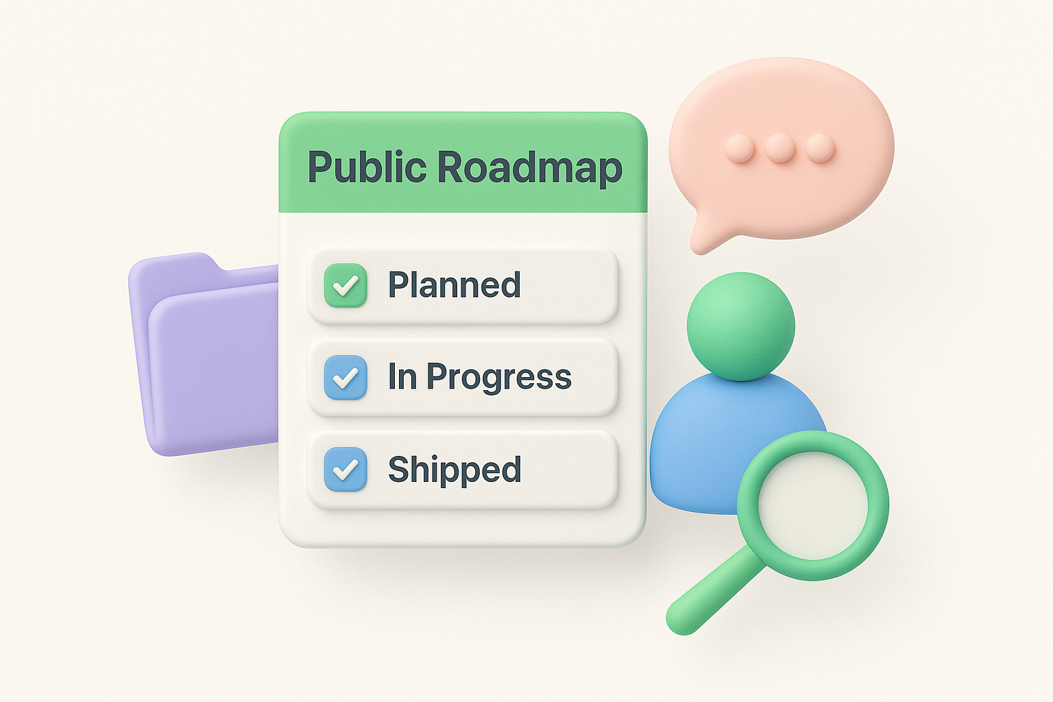 Create a dedicated Linear project for public items