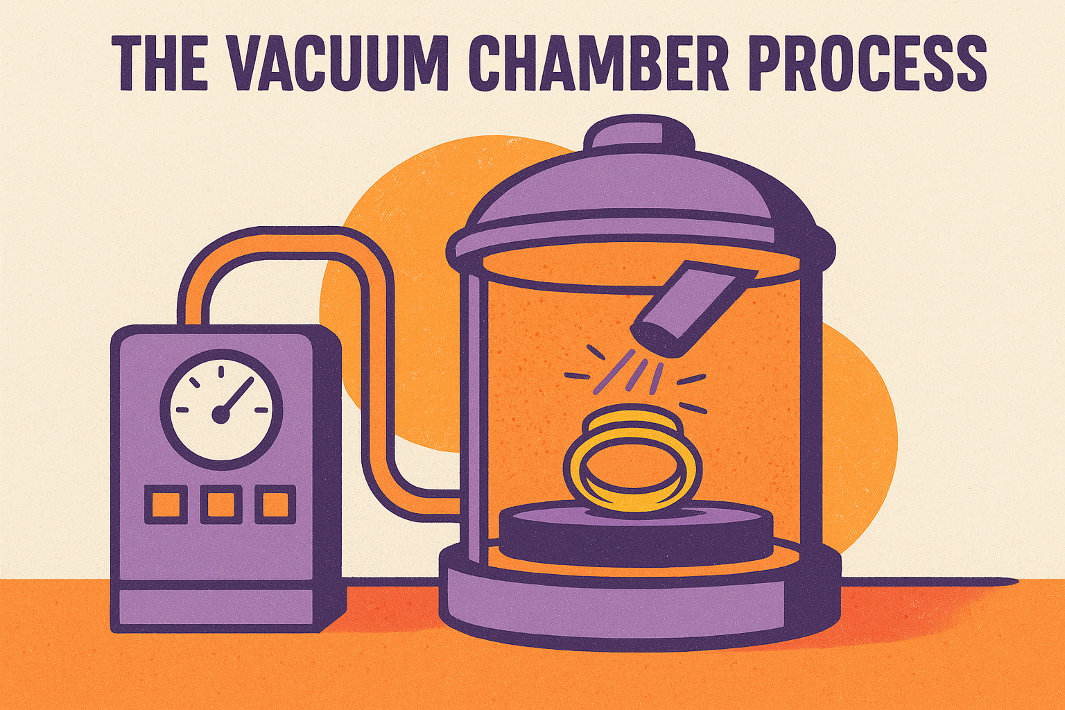 The vacuum chamber process