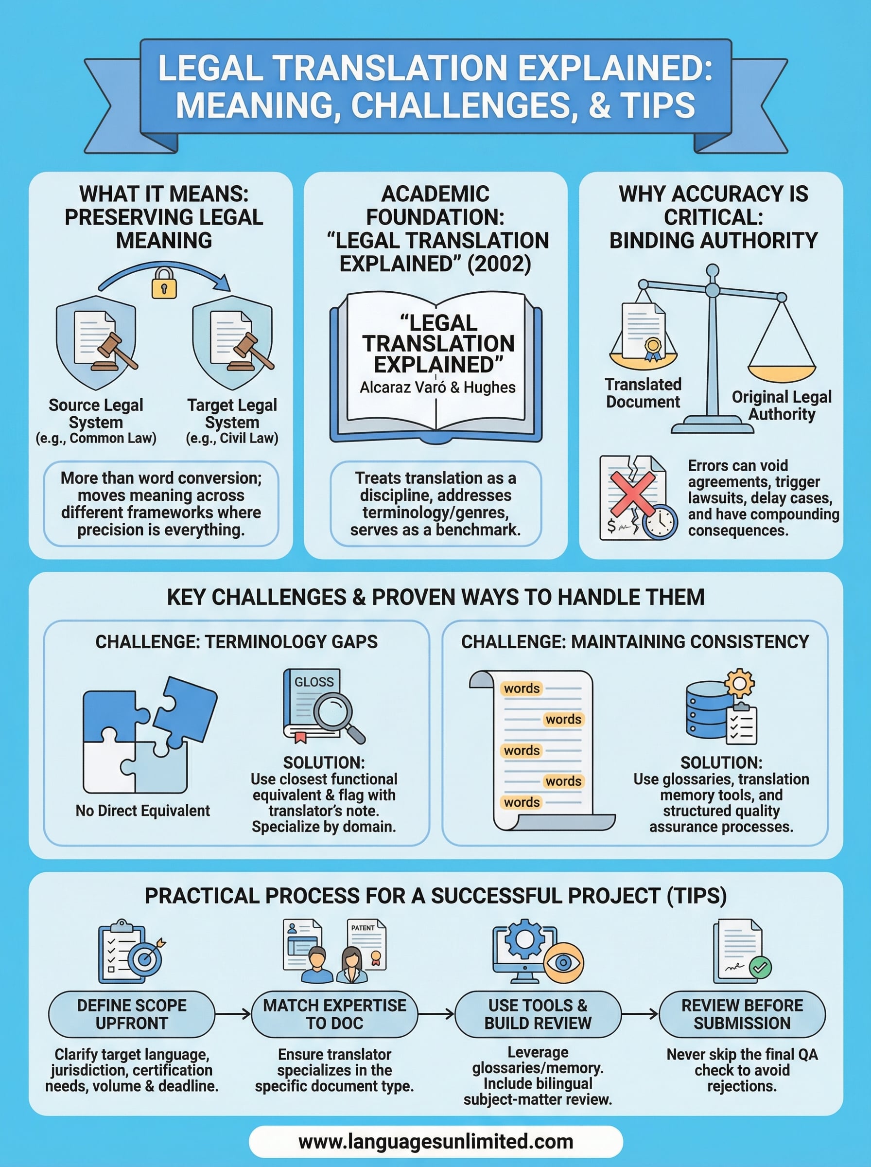 legal translation explained infographic