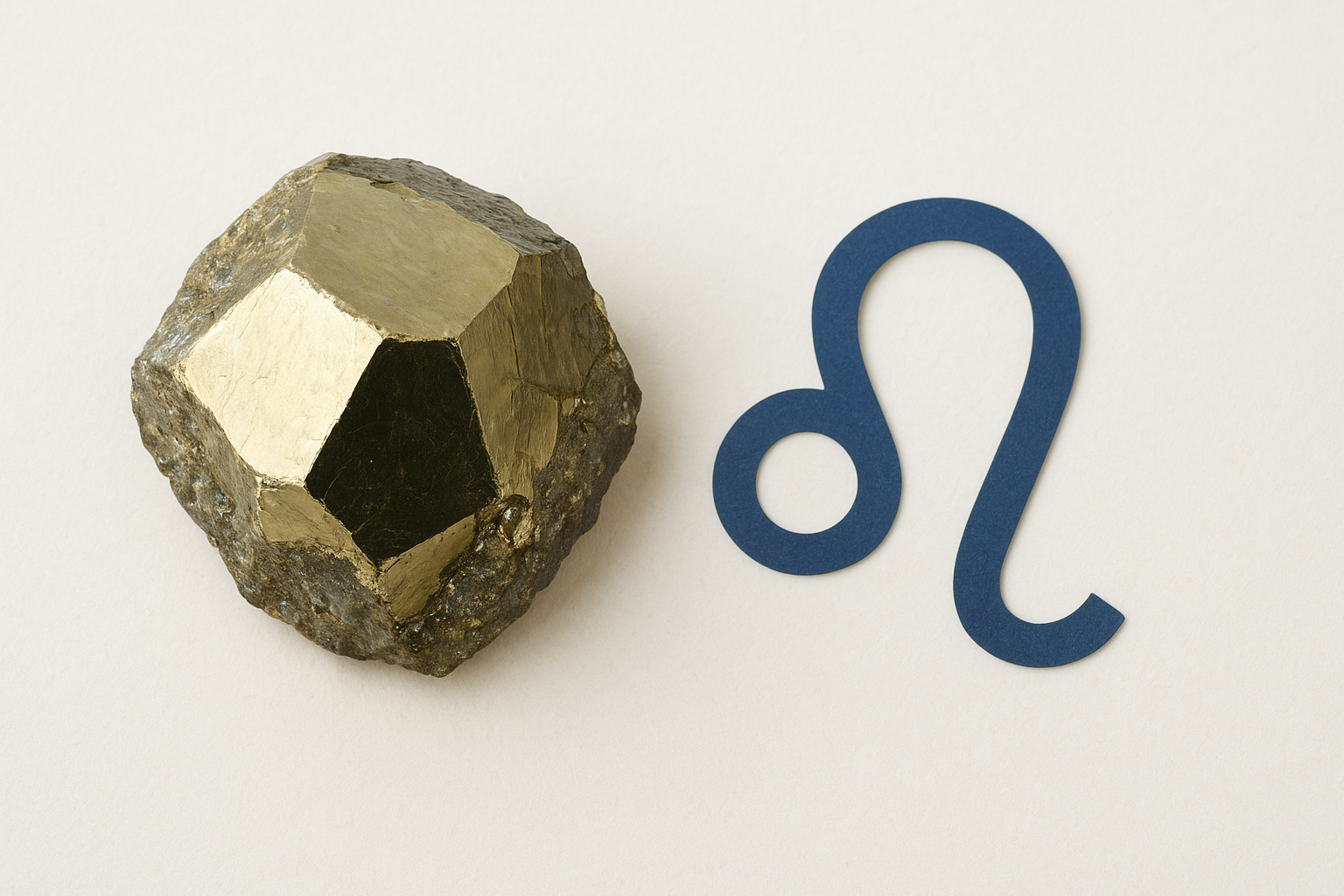 Pyrite's connection to Leo's Sun rulership
