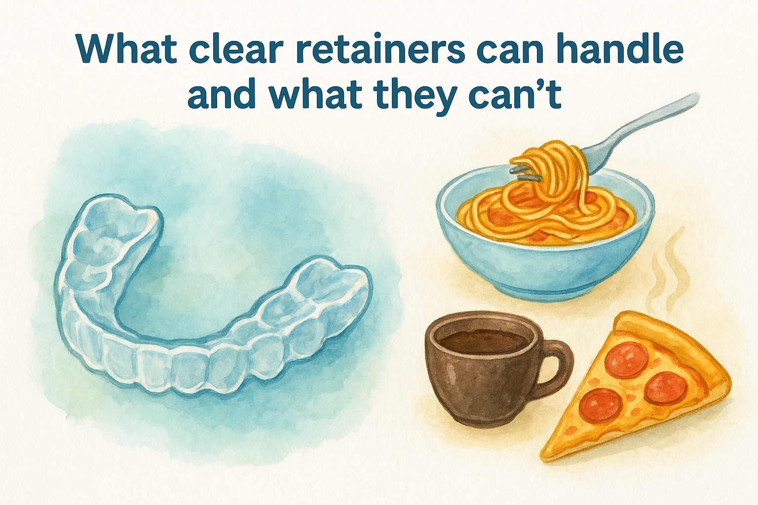 What clear retainers can handle and what they can't