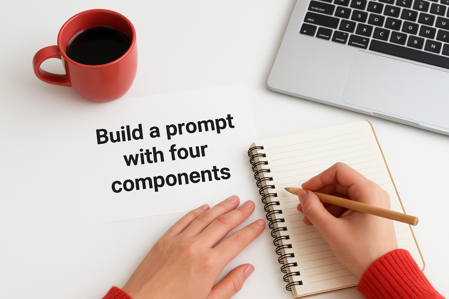 Build a prompt with four components