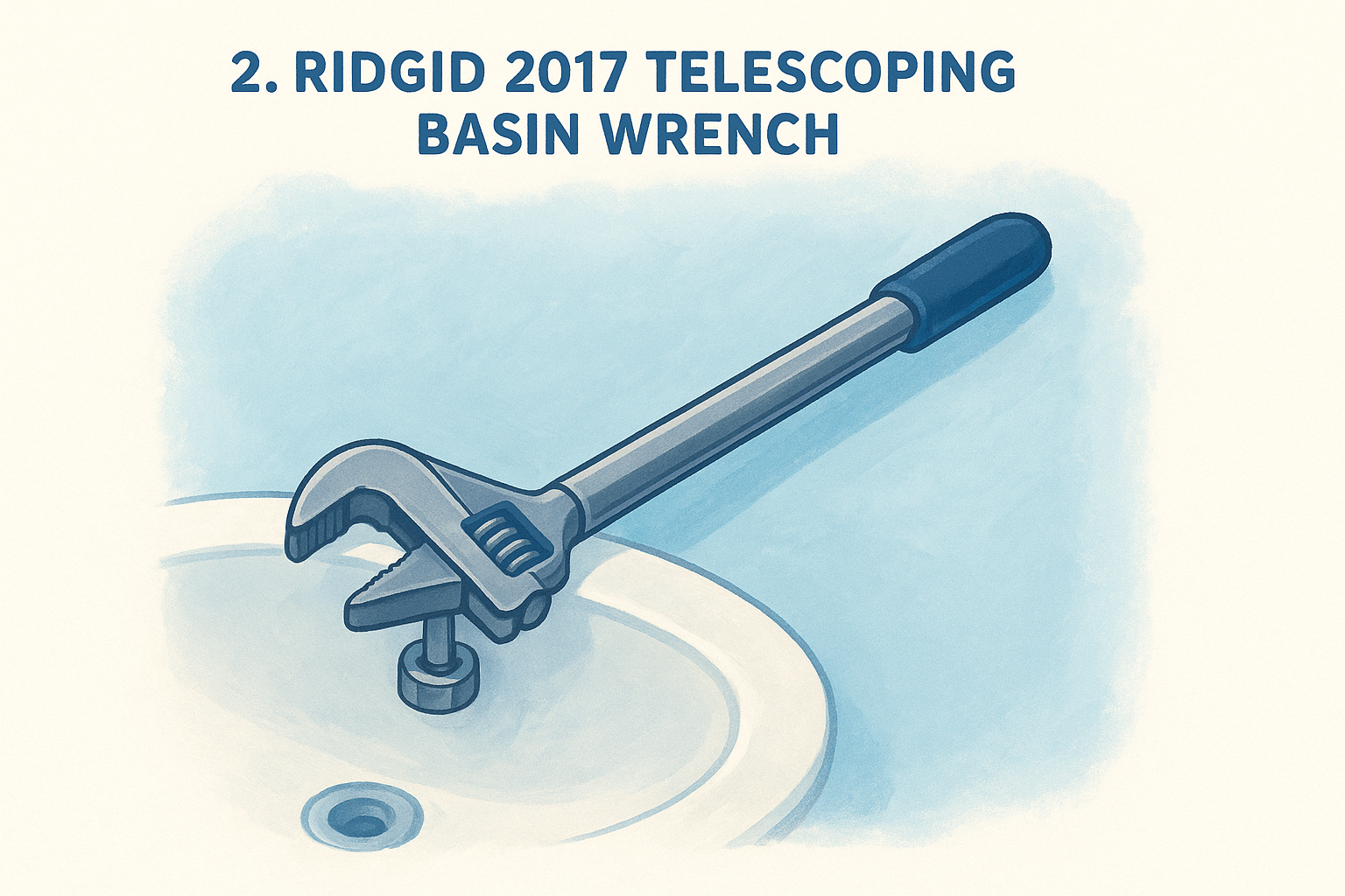 2. RIDGID 2017 Telescoping Basin Wrench