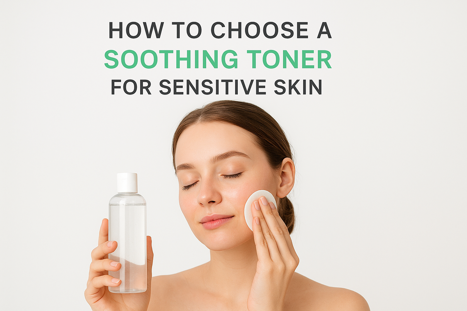 How to choose a soothing toner for sensitive skin
