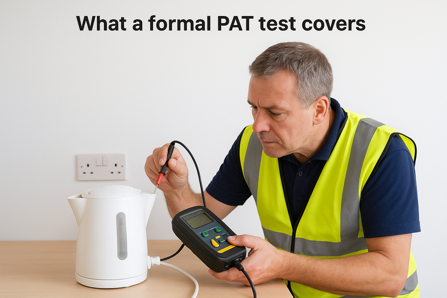 What a formal PAT test covers