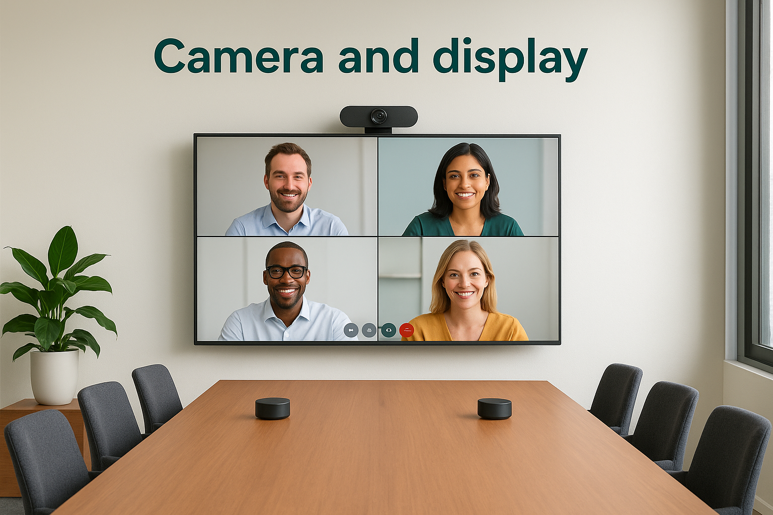 Camera and display