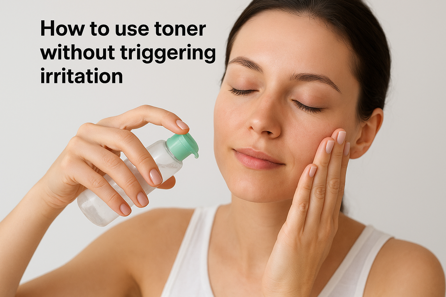 How to use toner without triggering irritation