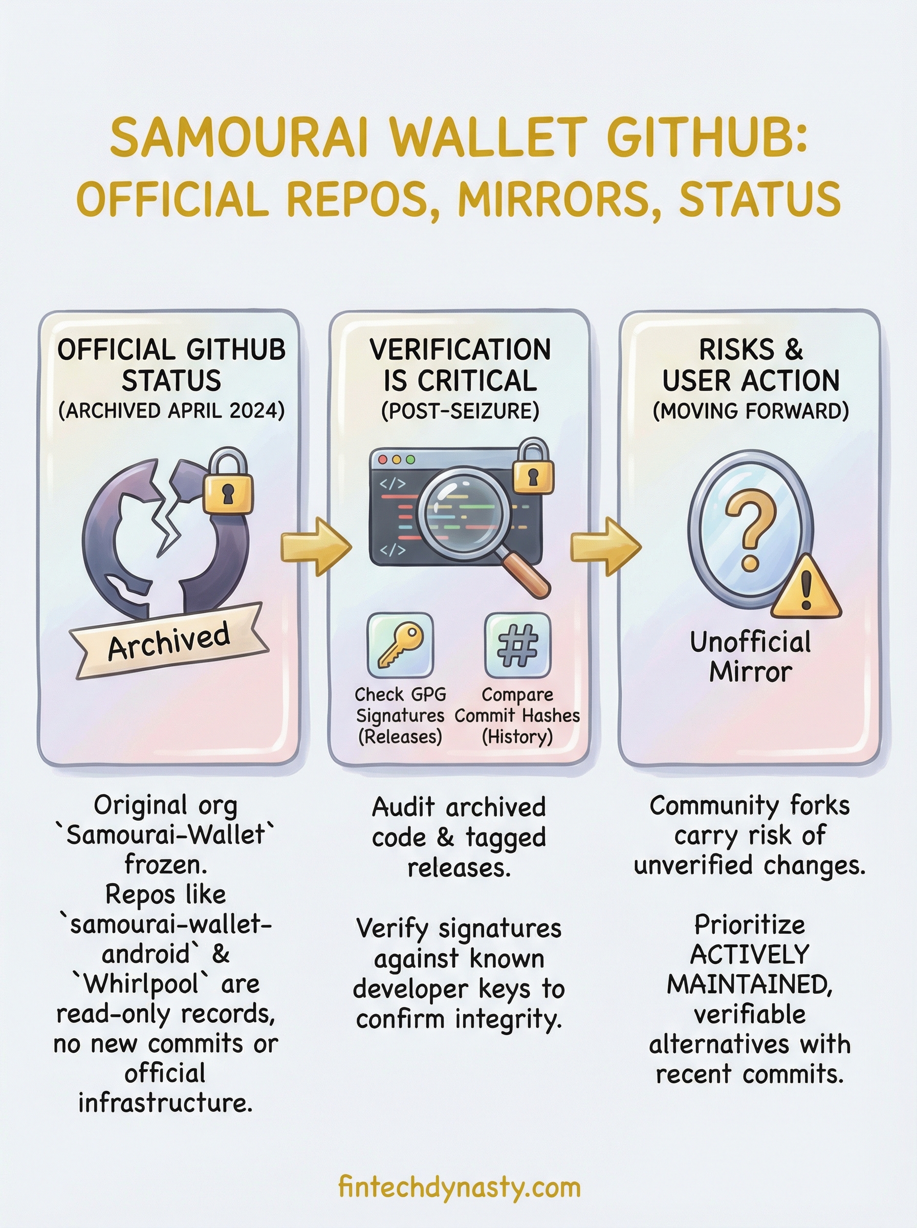 samourai wallet github infographic
