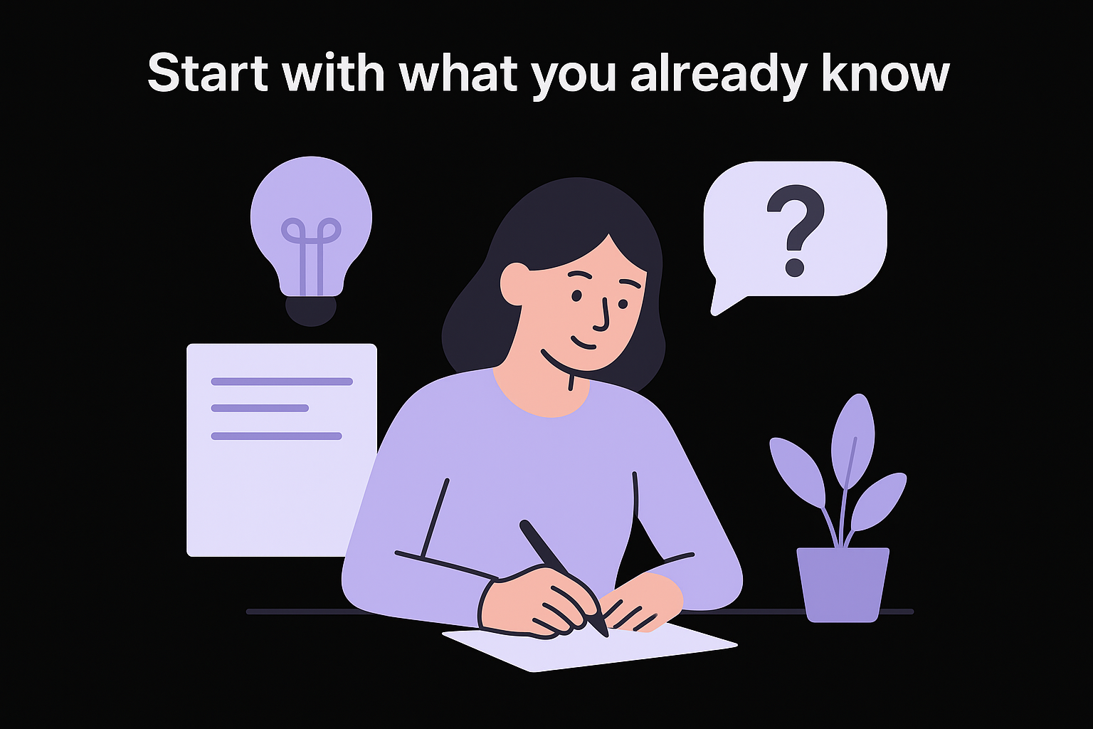 Start with what you already know