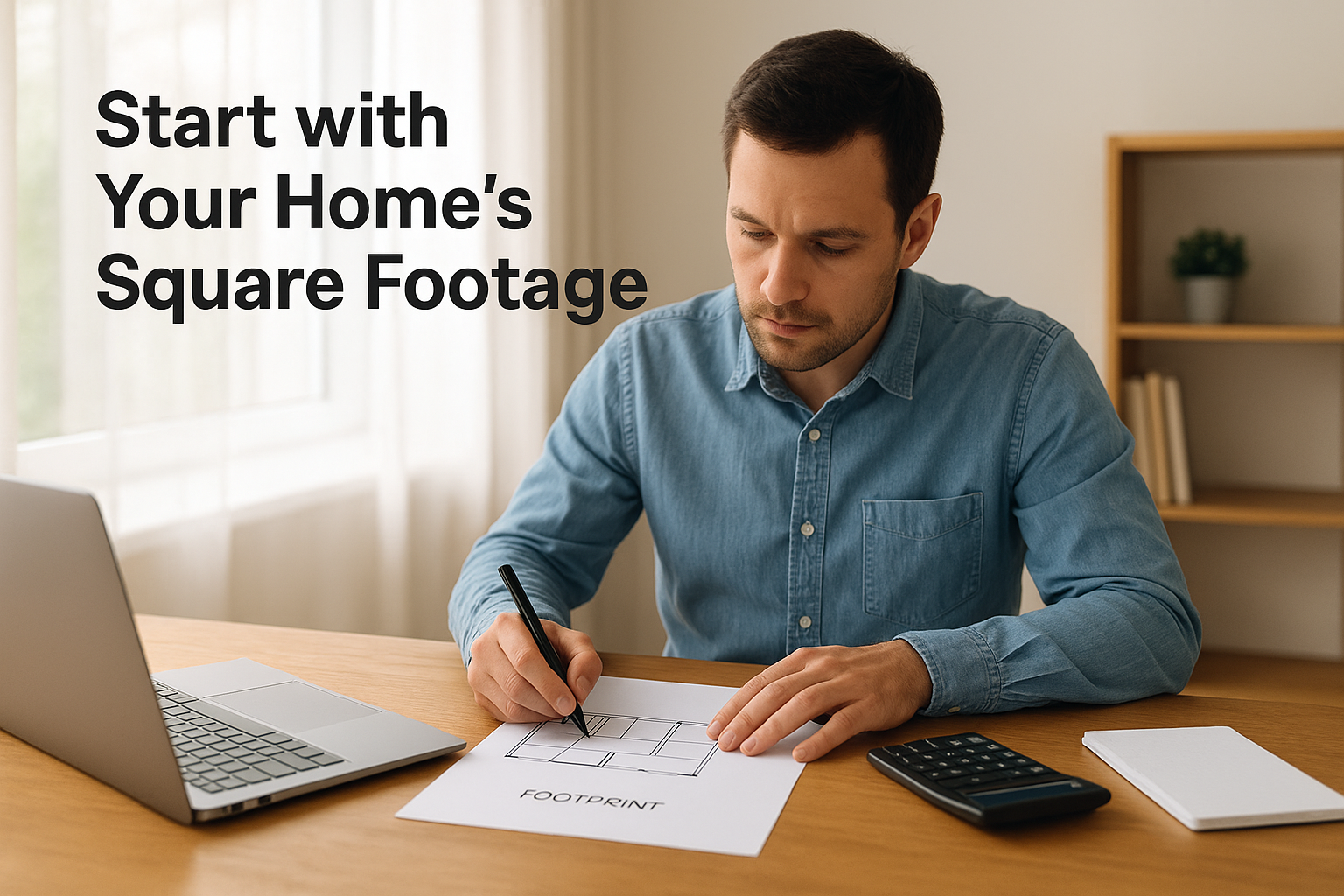 Start with Your Home's Square Footage