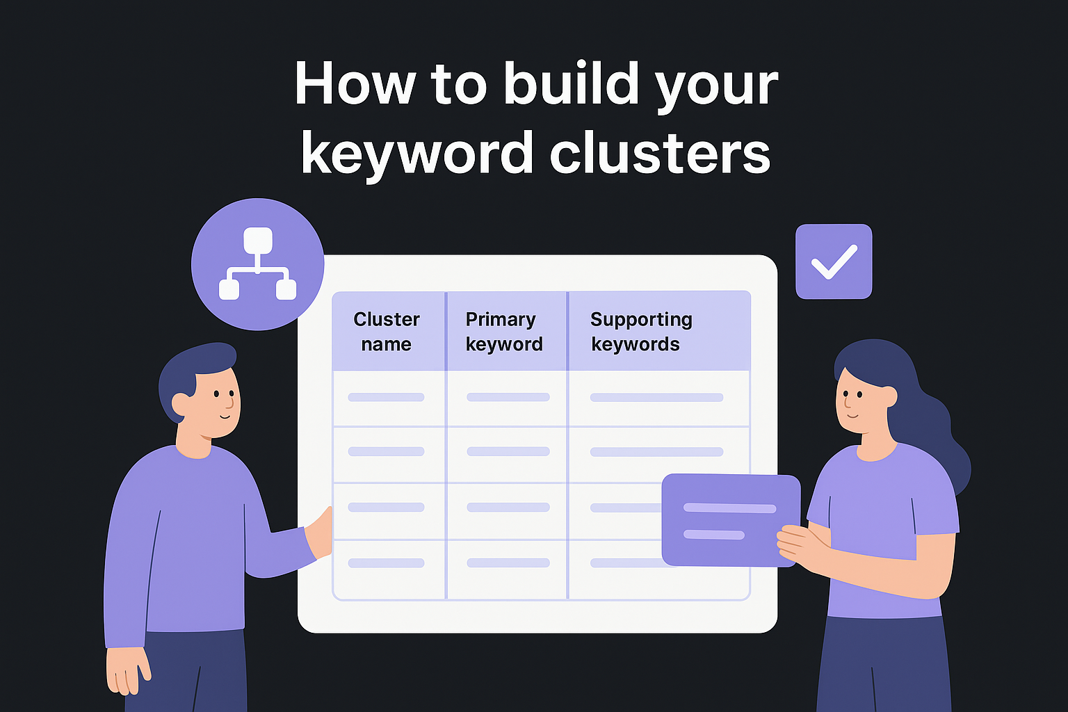 How to build your keyword clusters