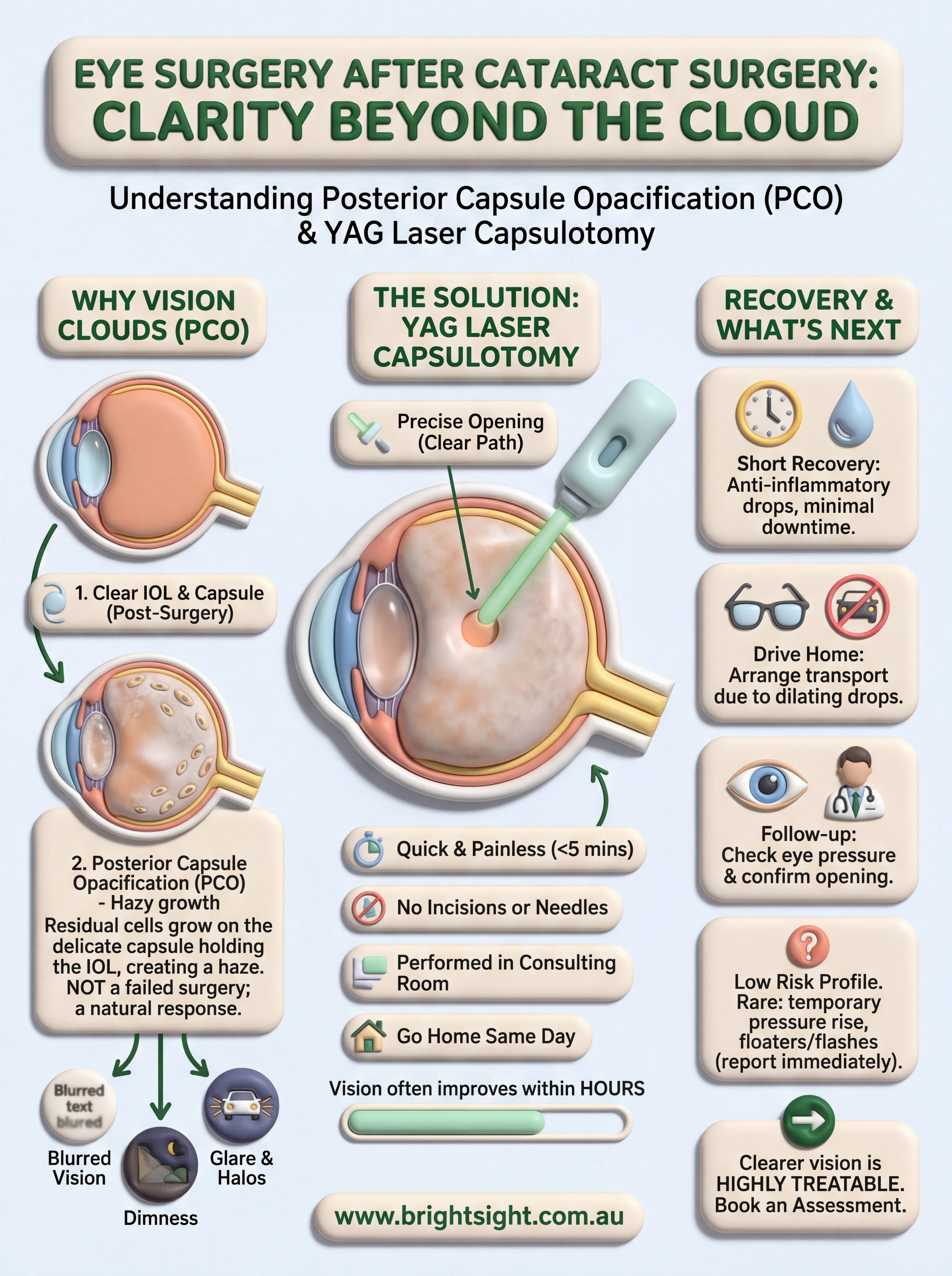 eye surgery after cataract surgery infographic