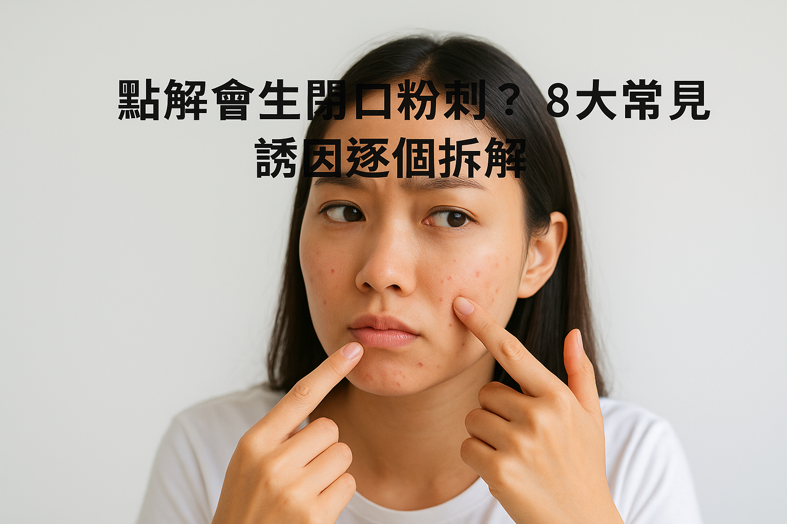 點解會生閉口粉刺？8大常見誘因逐個拆解