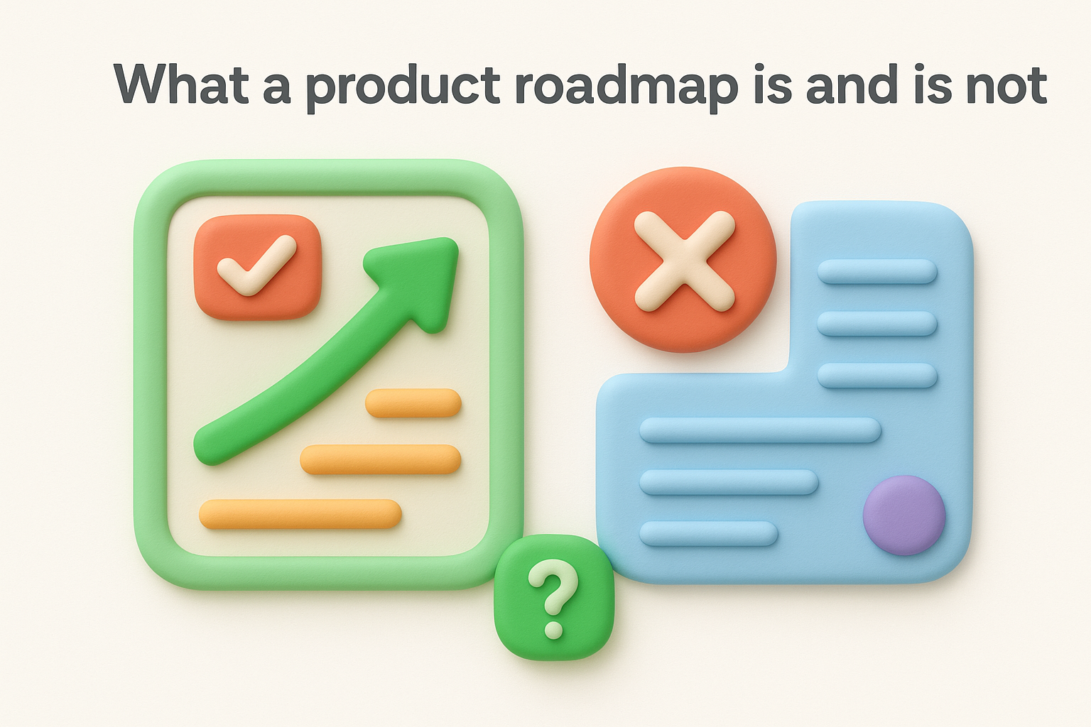 What a product roadmap is and is not