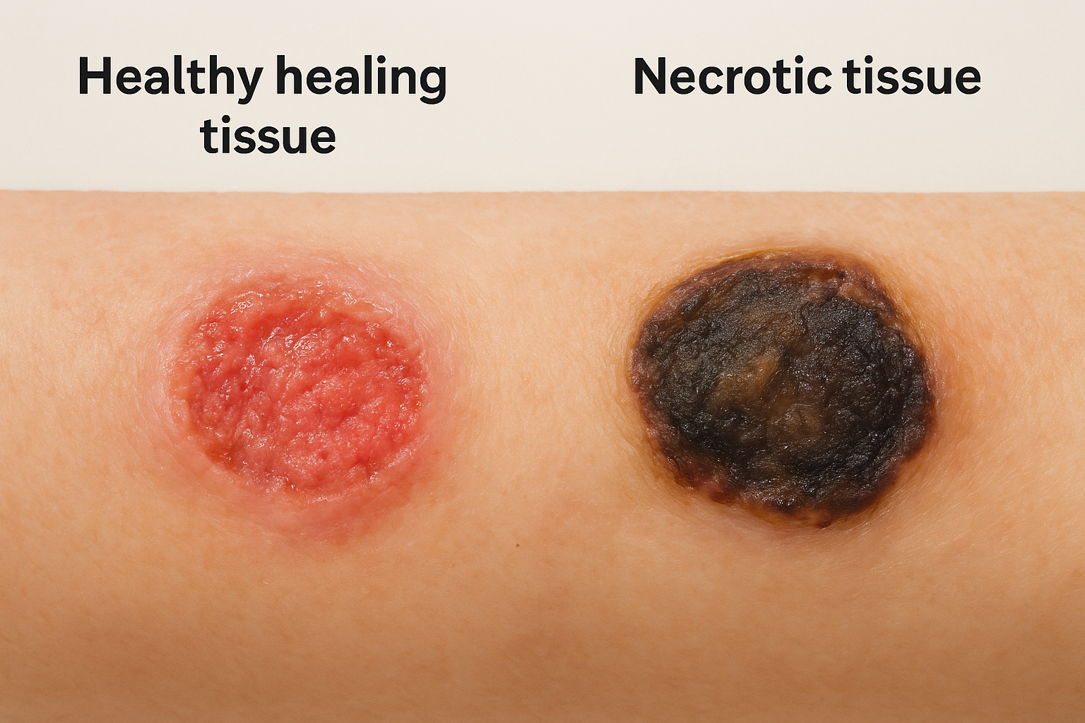 How To Identify Necrotic Tissue Signs Color Odor Pain 