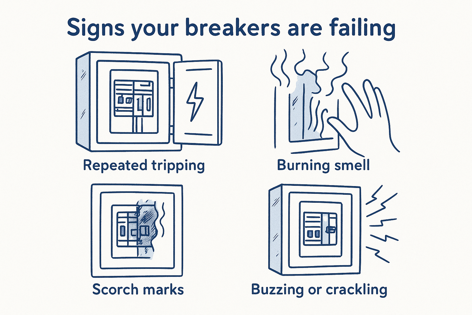 Signs your breakers are failing