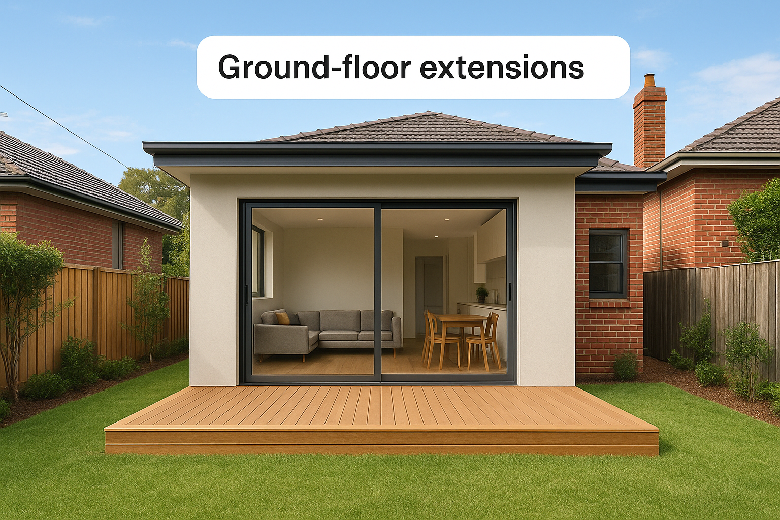 Ground-floor extensions