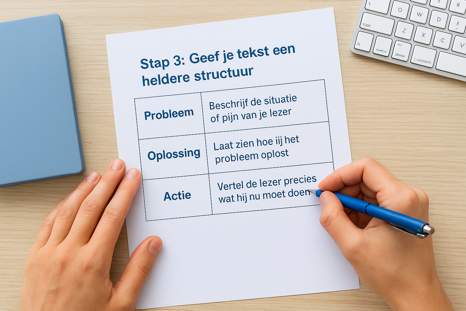 Stap 3: Geef je tekst een heldere structuur