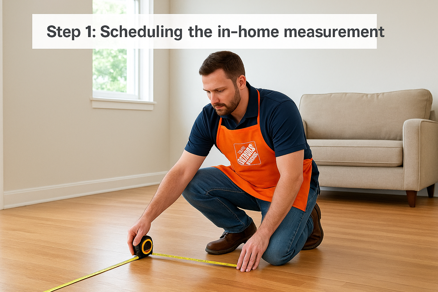 Step 1: Scheduling the in-home measurement