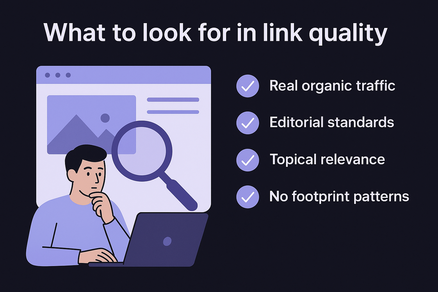 What to look for in link quality