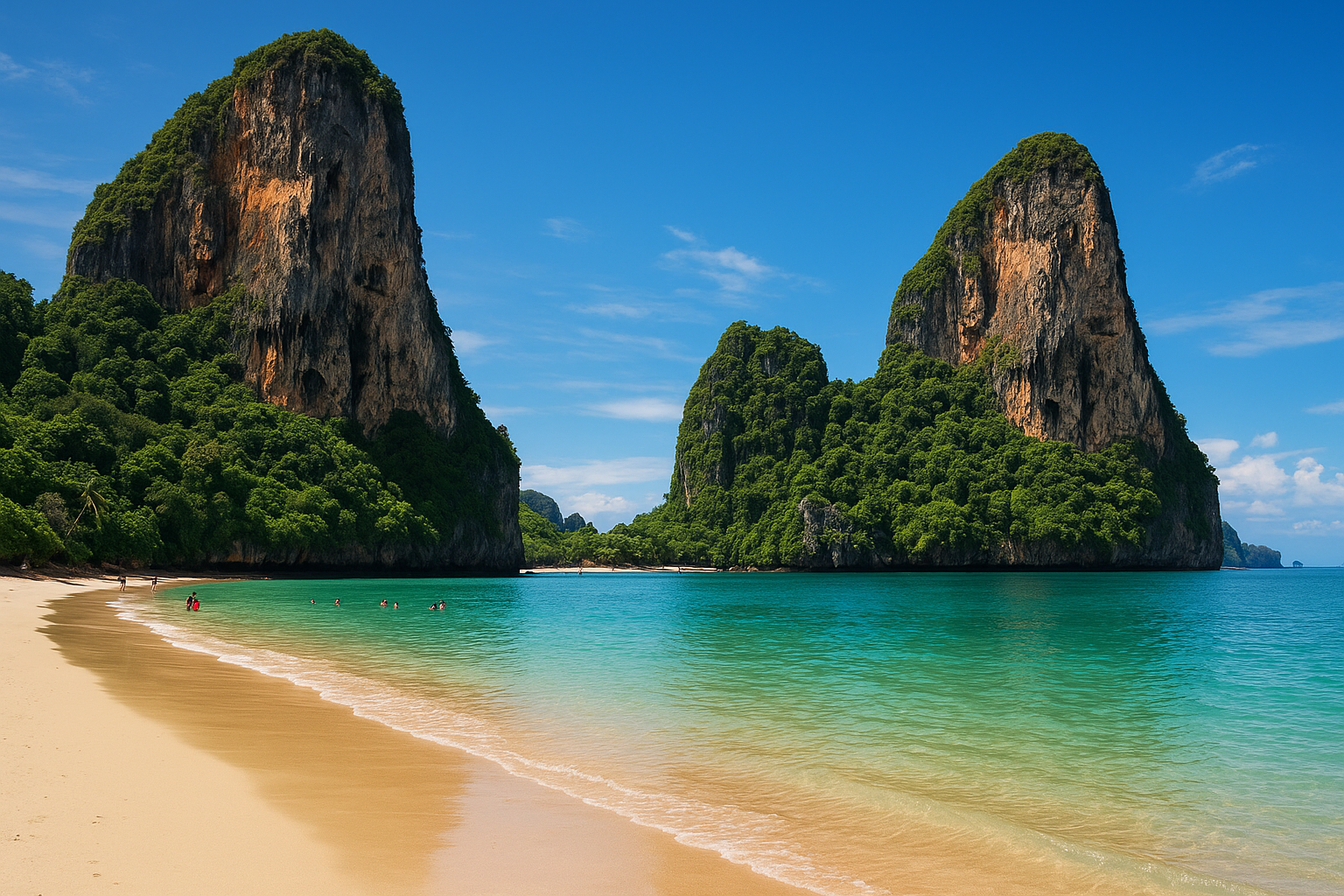 Railay: plaże, klify, jaskinie i punkty widokowe