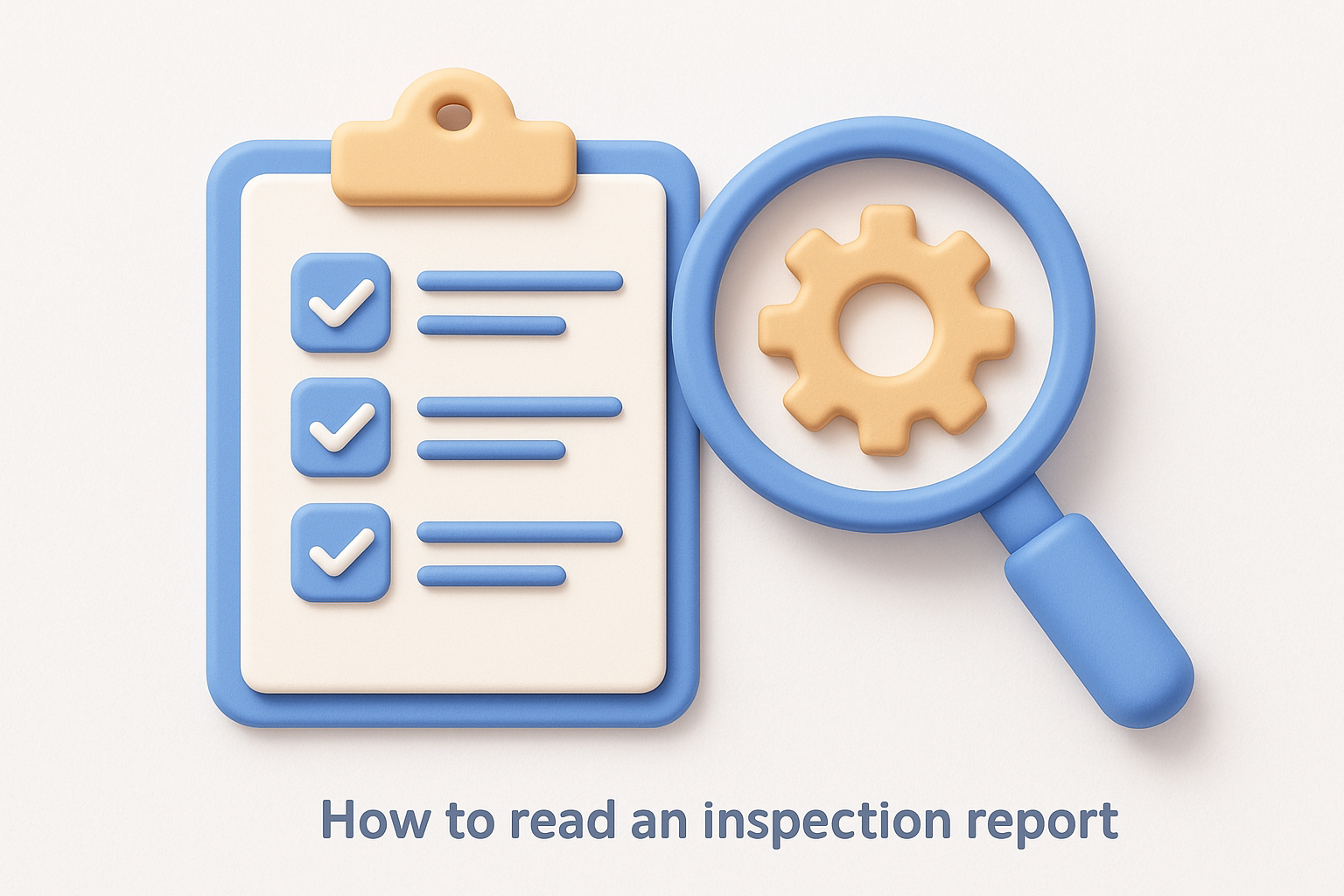 How to read an inspection report