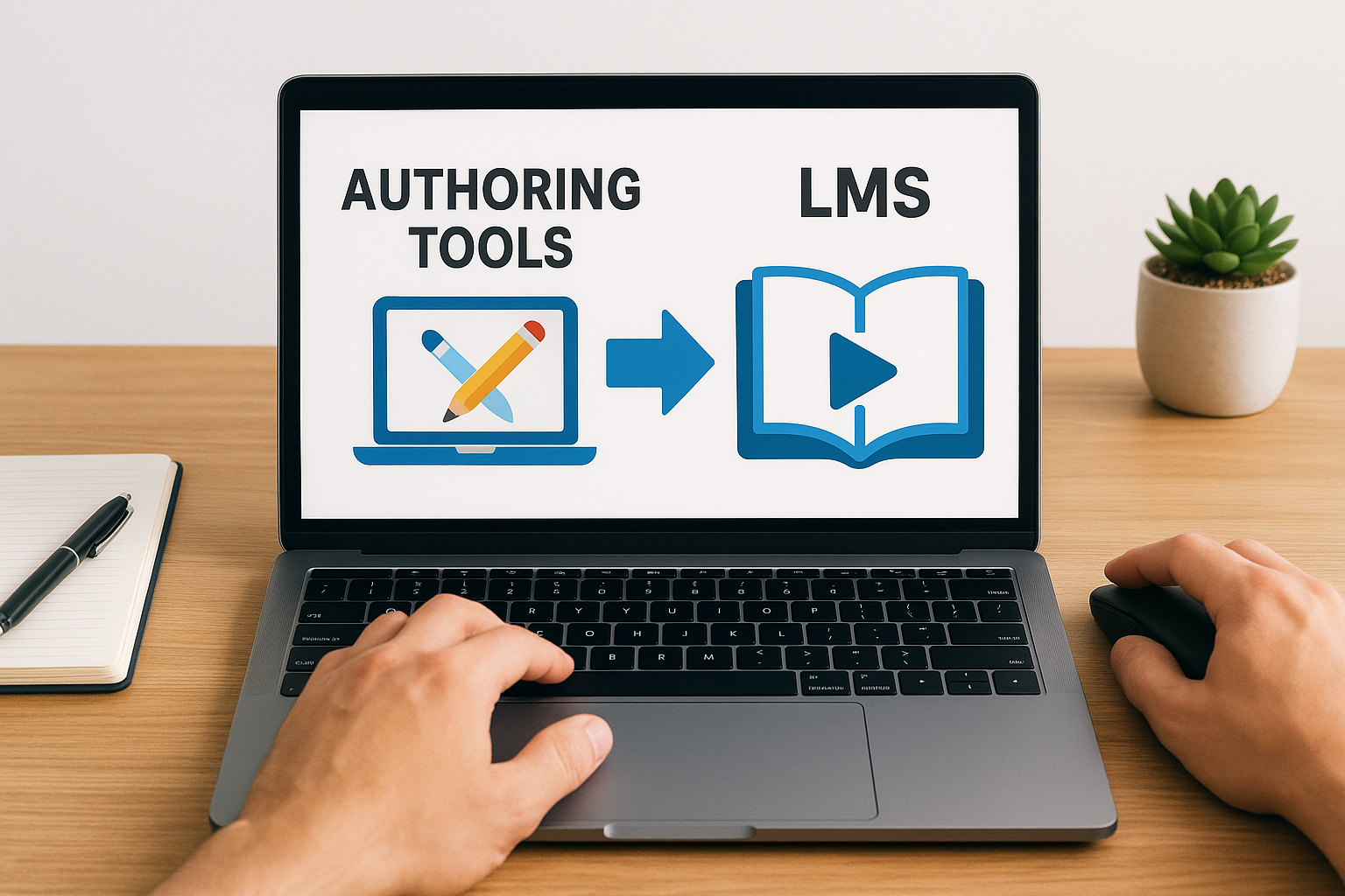 Where authoring tools end and the LMS begins