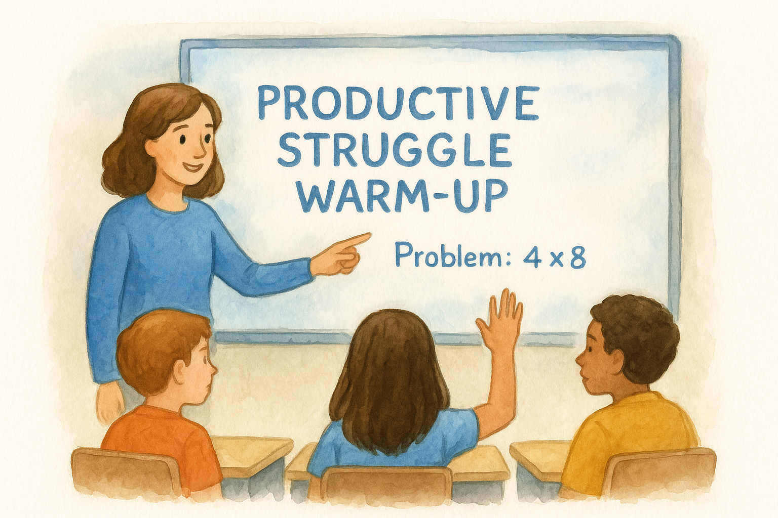 Start class with a "productive struggle" warm-up