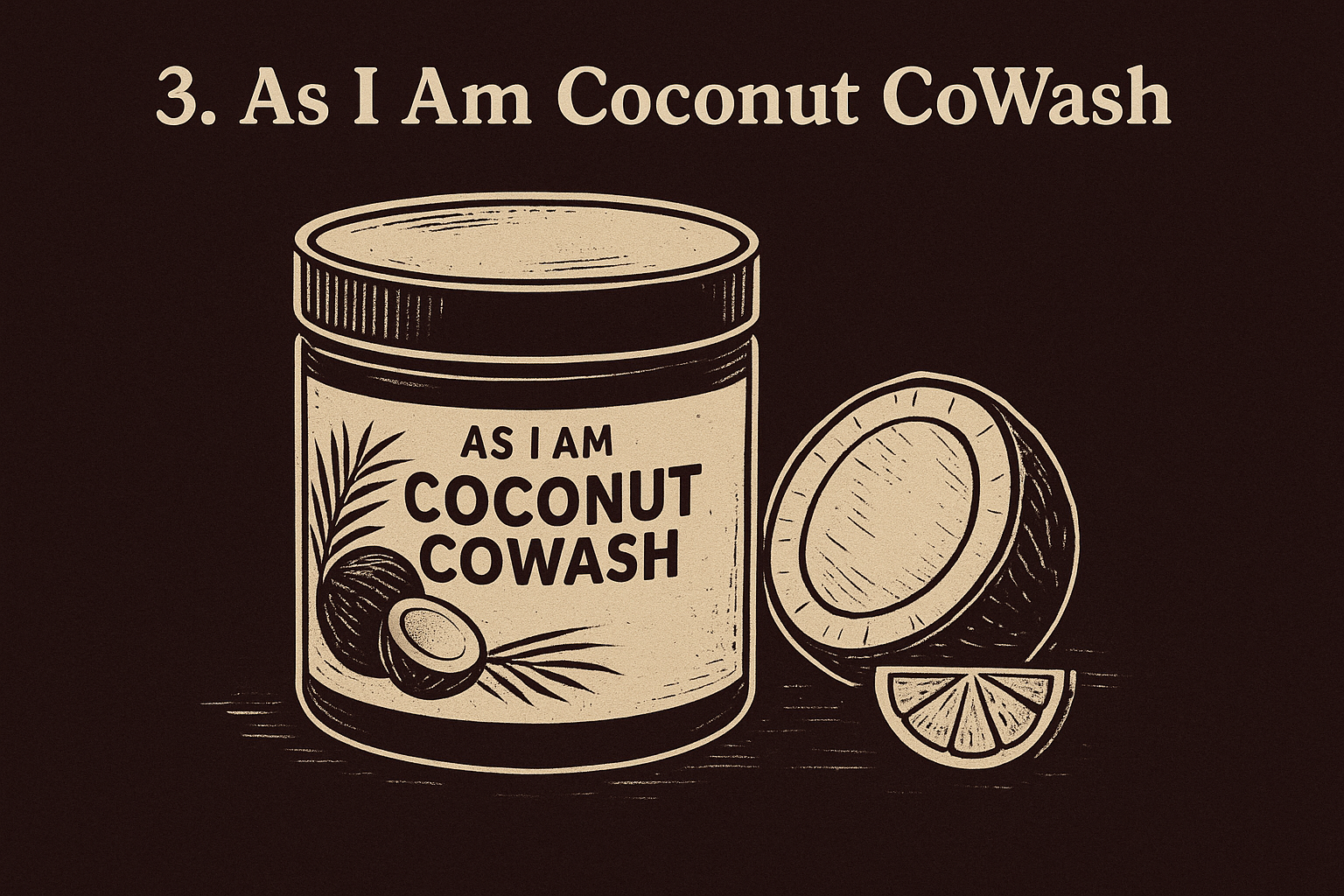 3. As I Am Coconut CoWash