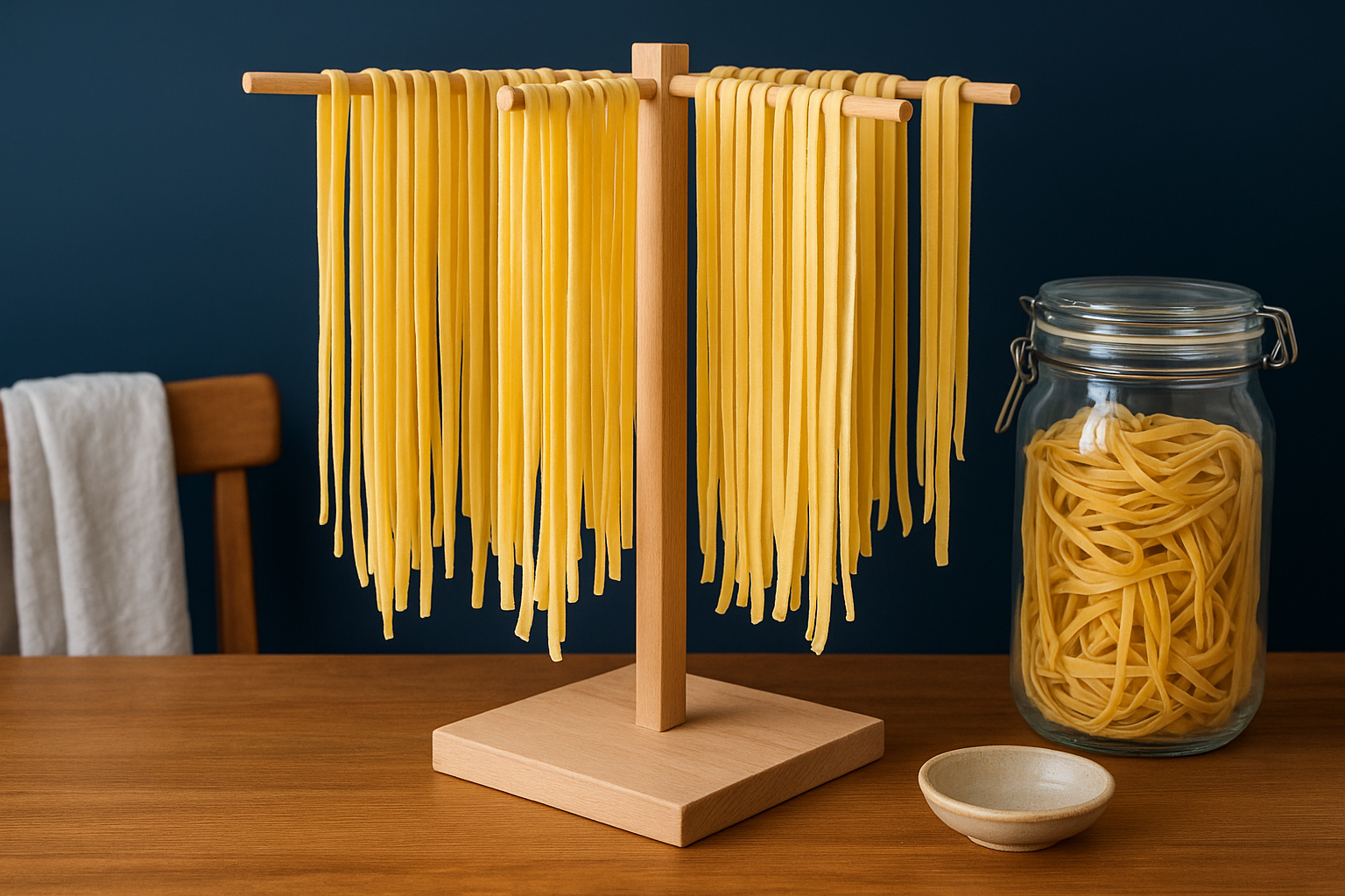 Step 4. Dry pasta for pantry storage