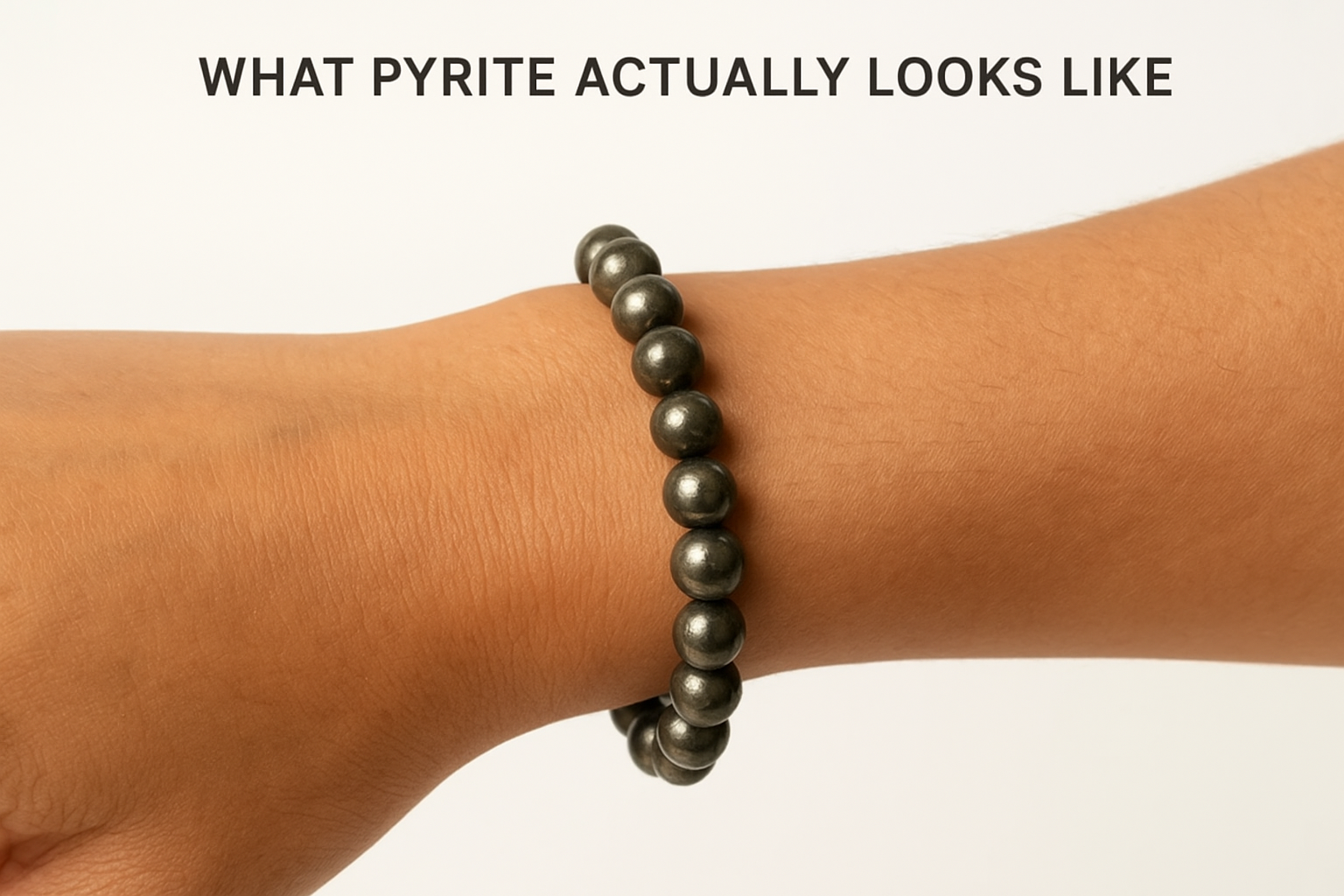 What pyrite actually looks like