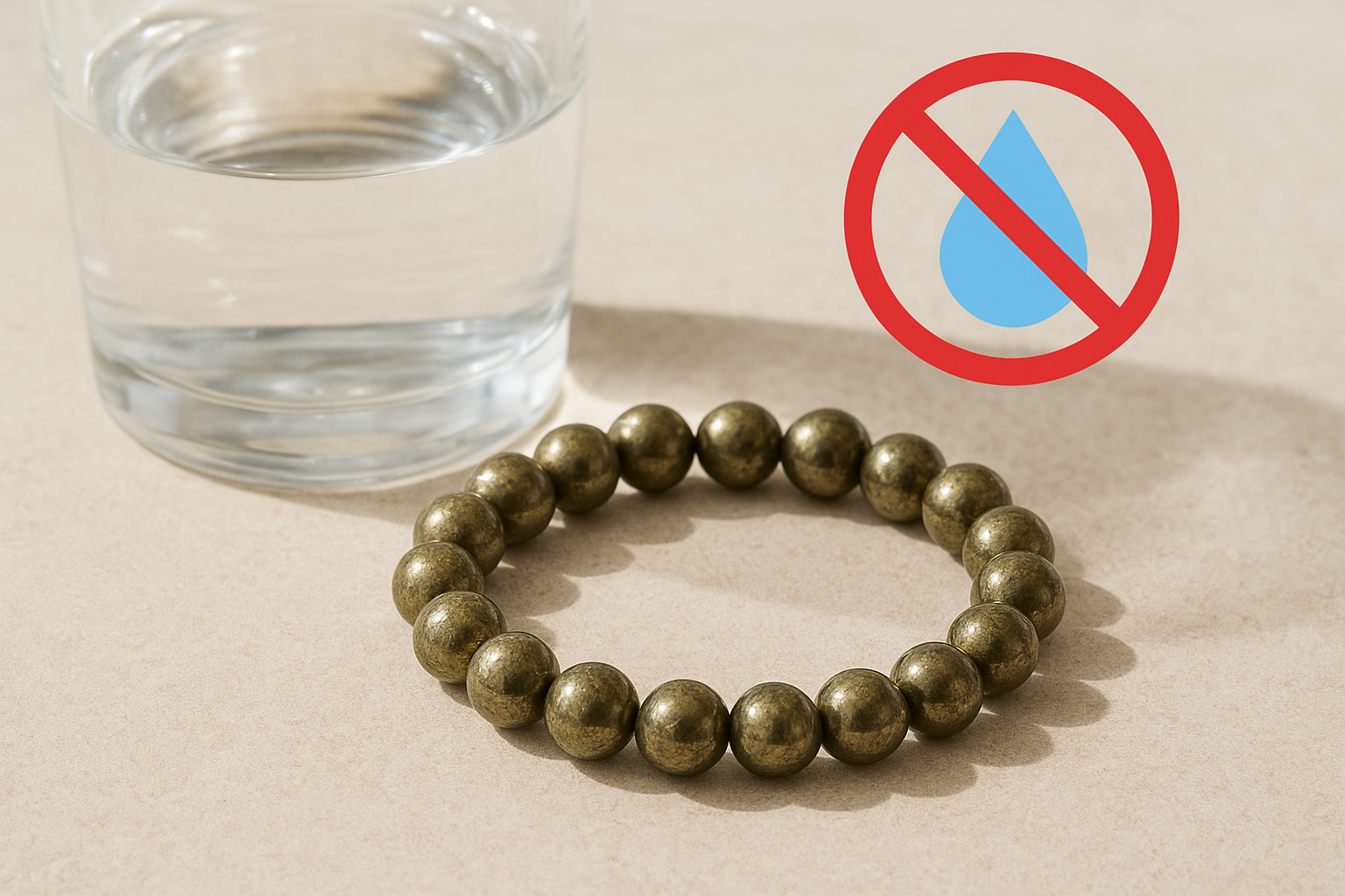 Keep water away from the stone