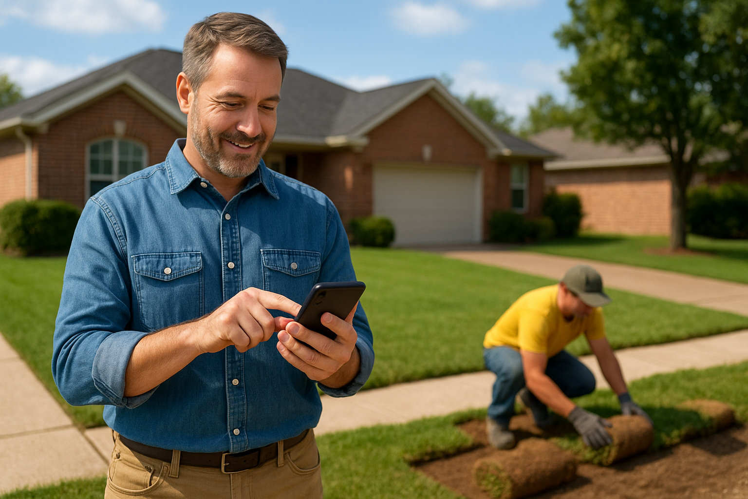 How to Use Angi to Hire a Sod Installer in Dallas