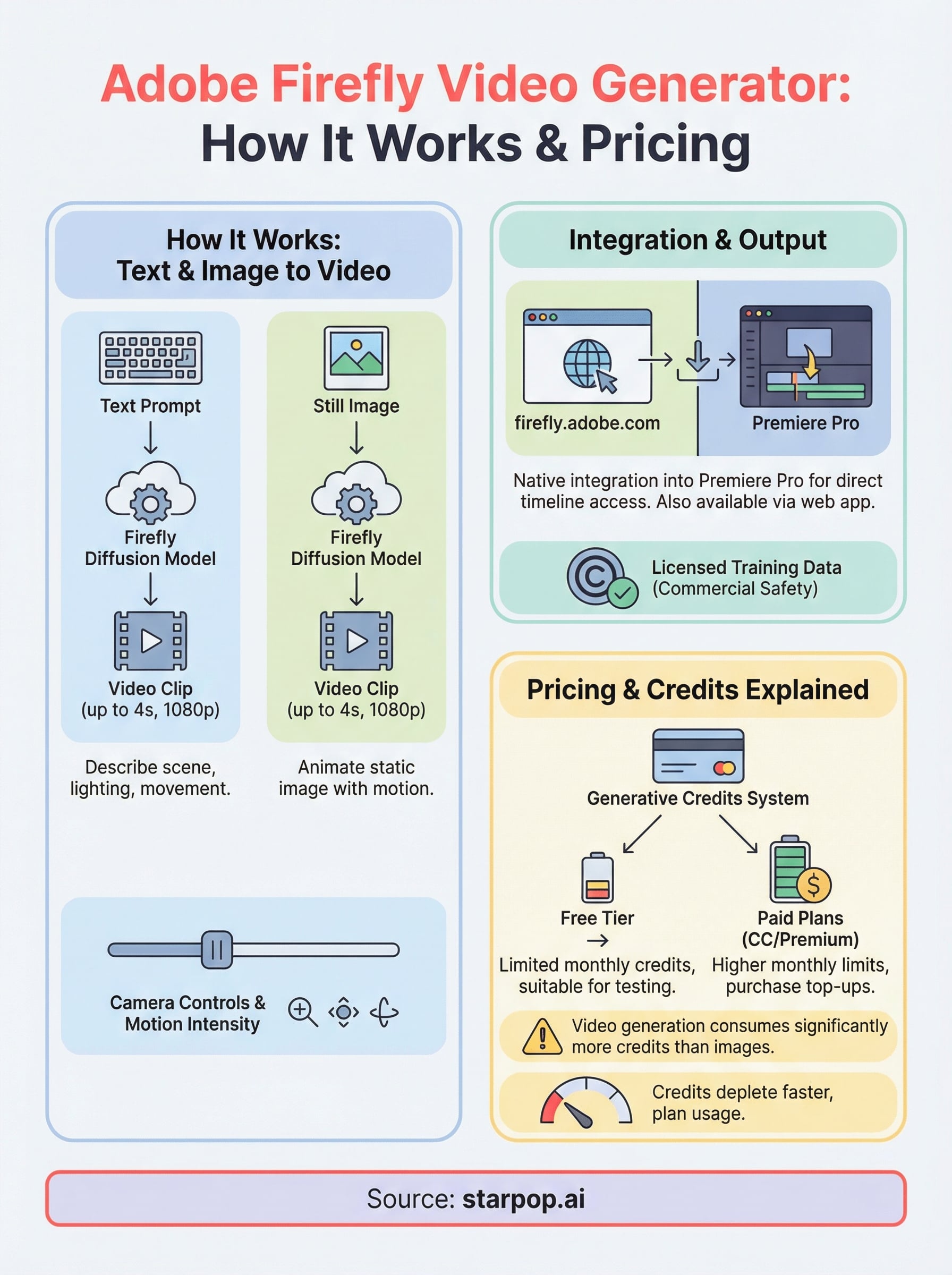 adobe firefly video generator infographic