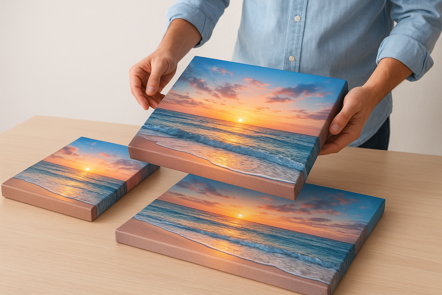 Canvas types, wraps, and finishes